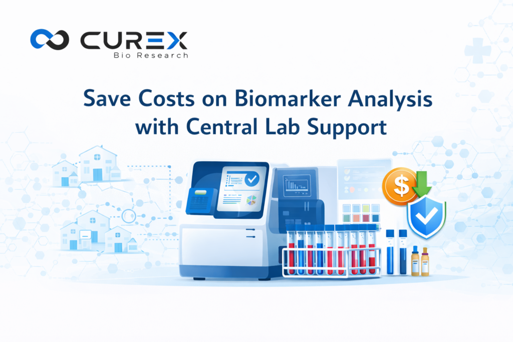 Biomarker analysis with central lab support