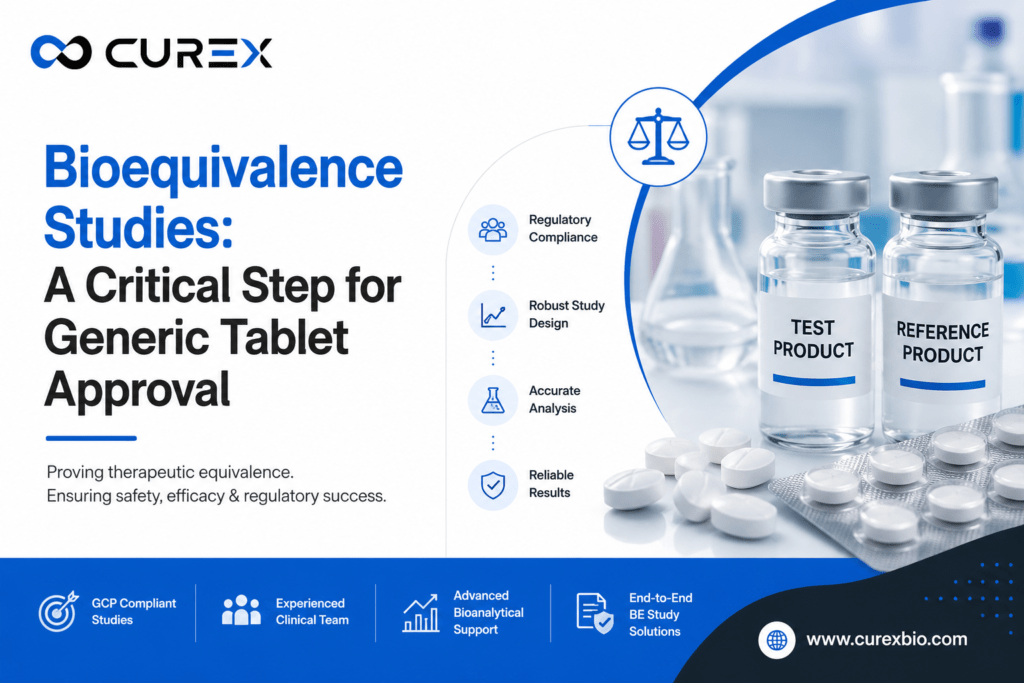 Bioequivalence Studies A Critical Step for Generic Tablet Approval
