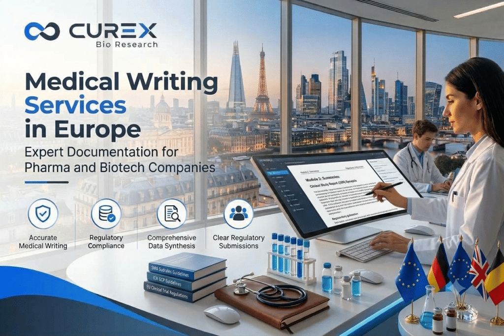 Medical Writing Services in Europe for Pharma and Biotech Companies